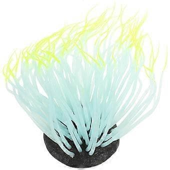 Simulert Anemone Silikon Lysende Sjøanemone Ornament Akvarium Dekor