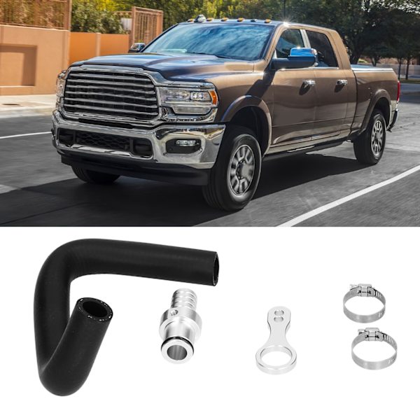 Kjølemiddel Bypass Slange Barb Adaptersett Erstatning for Dodge Ram Cummins 2009 - 2019