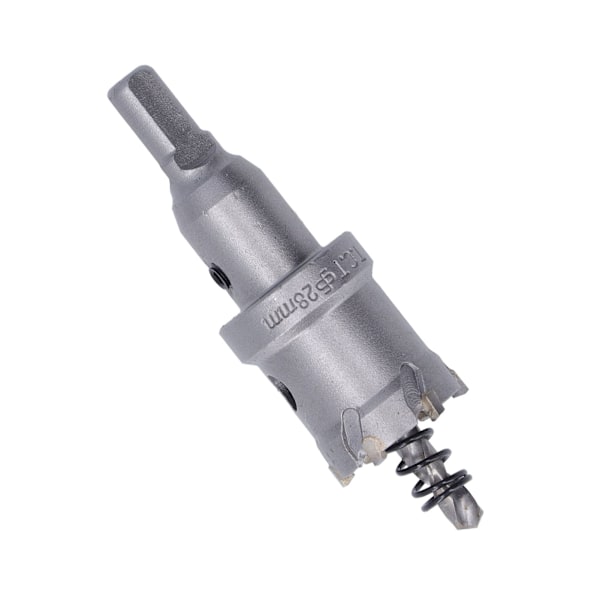 Karbid Hulsav Bit TCT Tyk Metal Tand Hulskærer Sæt med Hex Nøgle Kerneboring 28mm / 1.1in