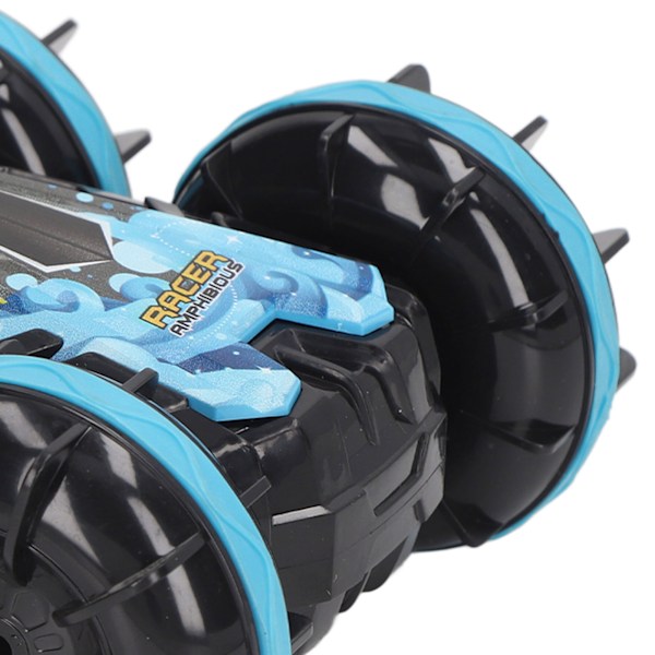 2,4 GHz Amfibio Stunt RC-auto Vedenkestävä Sähköinen Langaton Amfibio Kaukosäädöllä Auto Sininen