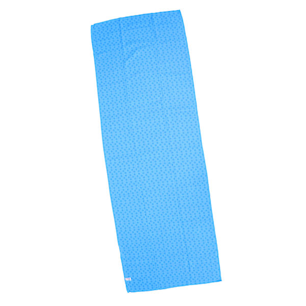 Yogamatta Handduk Mjuk Mikrofiber Halksäker Svettabsorberande Yogamatta Handduk för Pilates Träningspass Blå