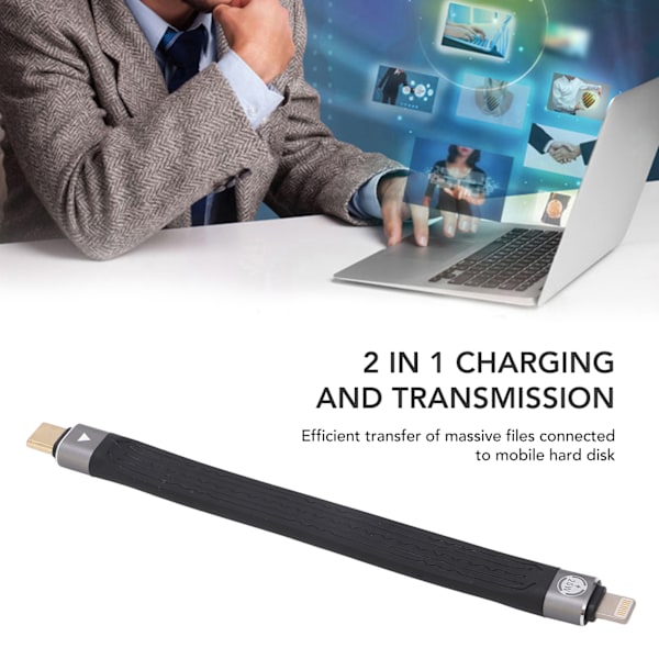 Typ C Hane till för IOS-gränssnitt Hane FPC-kabel Snabbladdning 20W USB C FPC-kabel för laddningstransmission 5,1 tum