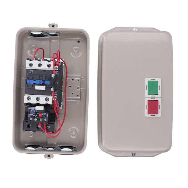 Magnetisk Elektrisk Motorstartkontrollbrytare 1-fas 220 230V 3-fas 380 400V LE1D65M7