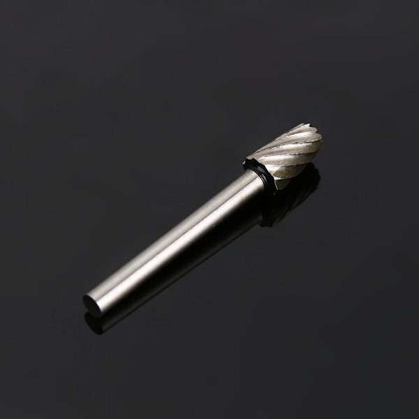 6-pack HSS Burr End Mill Fräsverktyg Fräsbitssats 3,17 mm-8 mm Huvud SG