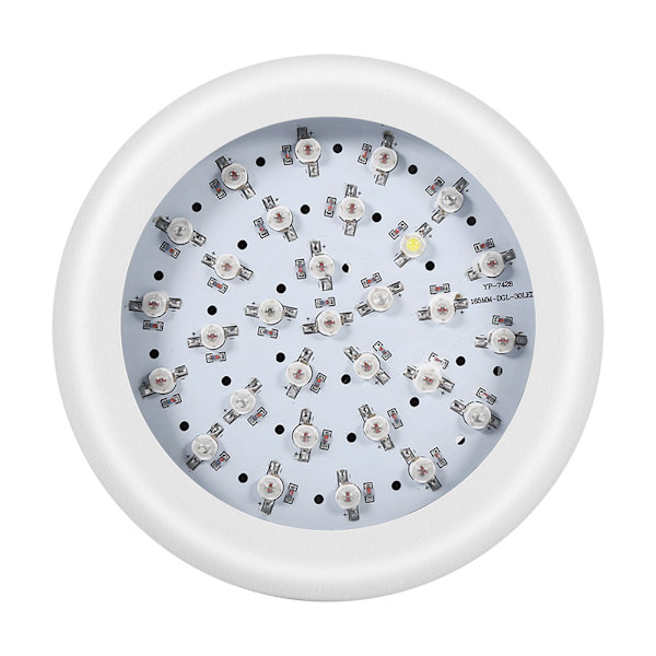 300W Fuld Spektrum 30 LED UFO Vækstlys til Indendørs Planter Veg Frugt Blomstring Vækst (EU Standard)