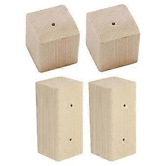 4 stk. Blomsterbase for baking, blomsterspikerbase, blomsterspikerstativ for kakecupcakes
