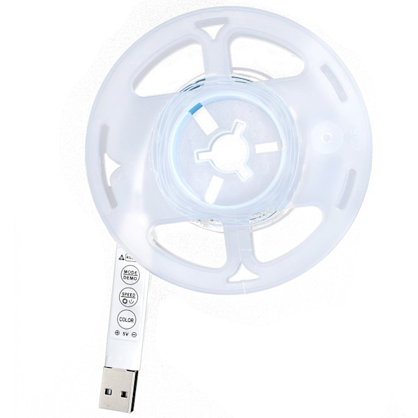1m 5050LED Strip Lights USB-driven belysning med 3-knapps kontroll TV-bakgrundsdekor