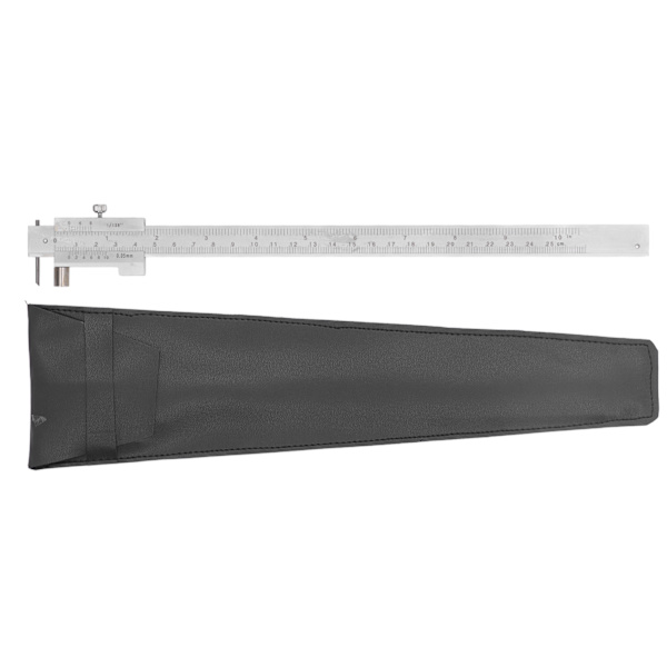 Ruostumattomasta teräksestä valmistettu vernier-mitta, rinnakkaismerkintämitta, mittaus- ja kaiverrusväline 0–250 mm
