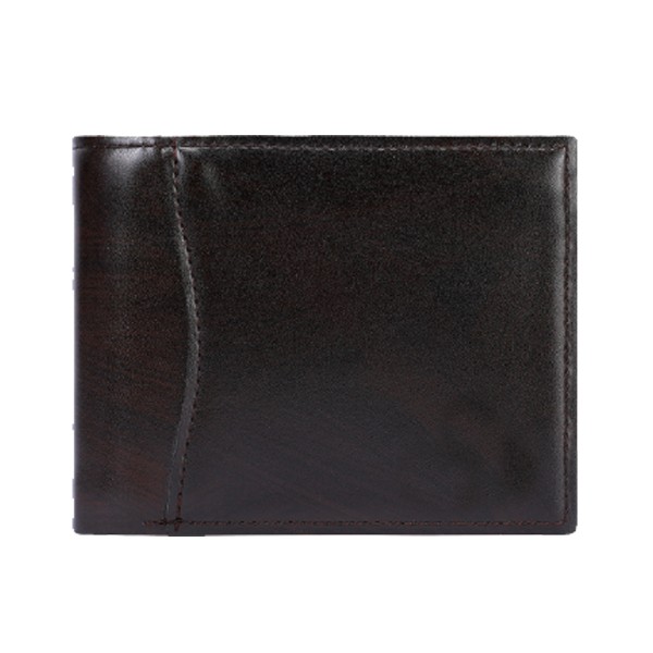 Smal plånbok för män, Stor dubbelsidig herrplånbok RFID-blockering