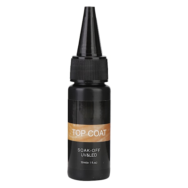 30ml Harpiks UV Neglegel Base Gel Vaskfri Topcoat Neglekunst Varig Lak Topcoat Gel