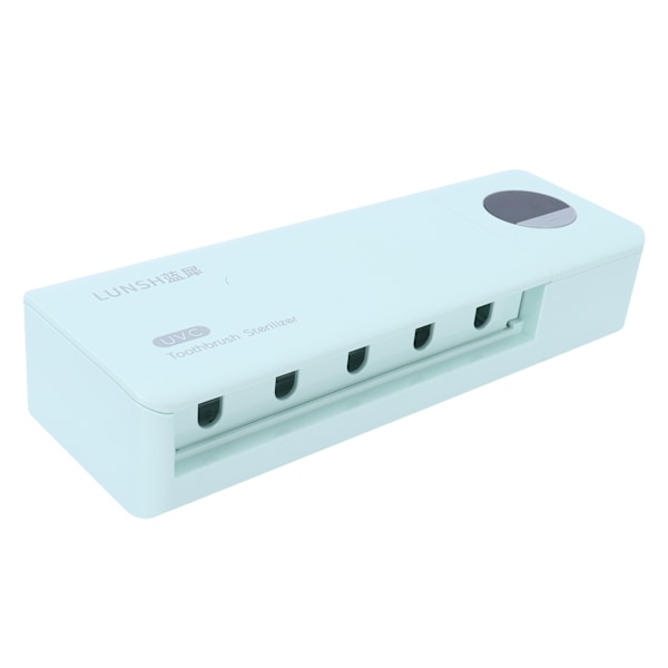 UV Tandborsthållare Väggmonterad USB Ultraviolett Rengöring Tandborstorganisator Grön