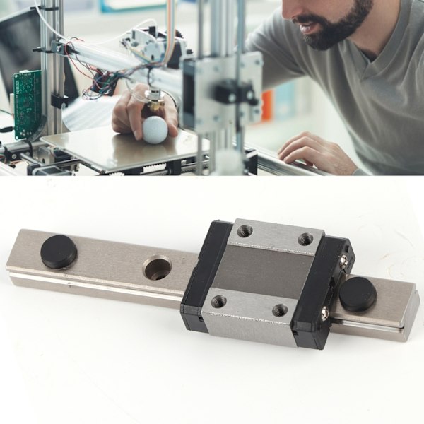 Linjär Skena Hög Precision Stabil Stadig Hållbar Liten Lätt Linjär Glidskena för CNC DIY Projekt 100mm