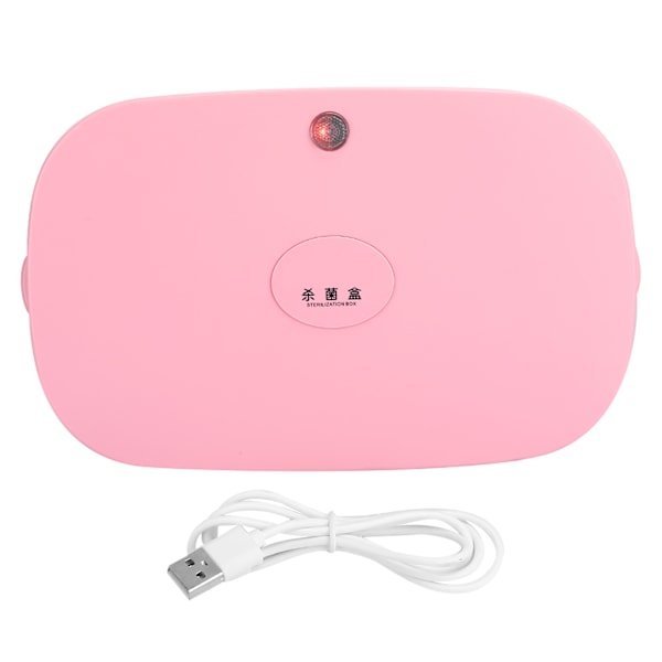Professionell UV LED-rengöringsbox för nagelkonstverktyg, underkläder, UV-rengöringsenhet, rosa