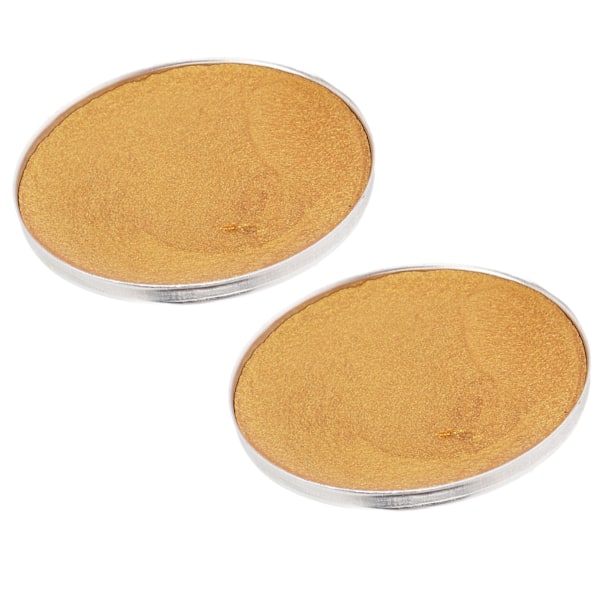 2 st ansiktsfärg Concealer Enstaka Glitter Färgglad Långvarig Pressad Puder Concealer för Halloween Cosplay 19