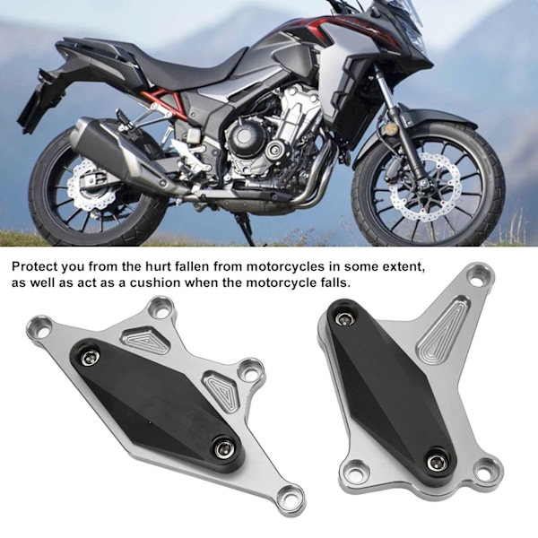Motorcykel Motor Crash Frame Slider Beskytter Udskiftning til CB500F CB500X 2013‑2020 Titanium