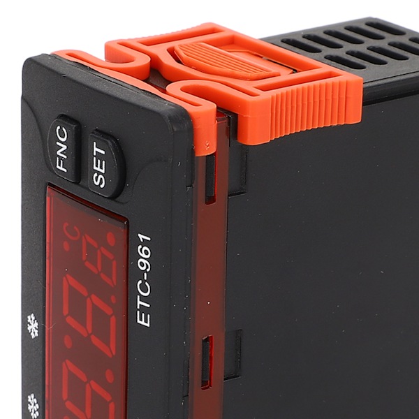 Digital Frystemperaturregulator Extern Fahrenheit Celsius Växlingsbar Kylskåpsavfrostning Kalibrerings Termostat 230VAC