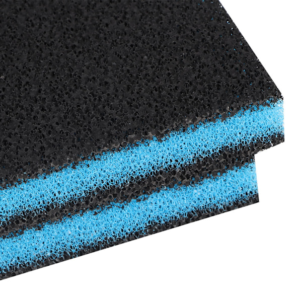 2 stk Akvarium Fiske Tank Filter Biokjemisk Bomull Dobbeltlags Filterputer (50*11*2cm)