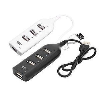 RYRA MINI 4 USB 2.0 Porter Hub Høyhastighets Mini Socket Mønster Utvidelsessplitteradapter