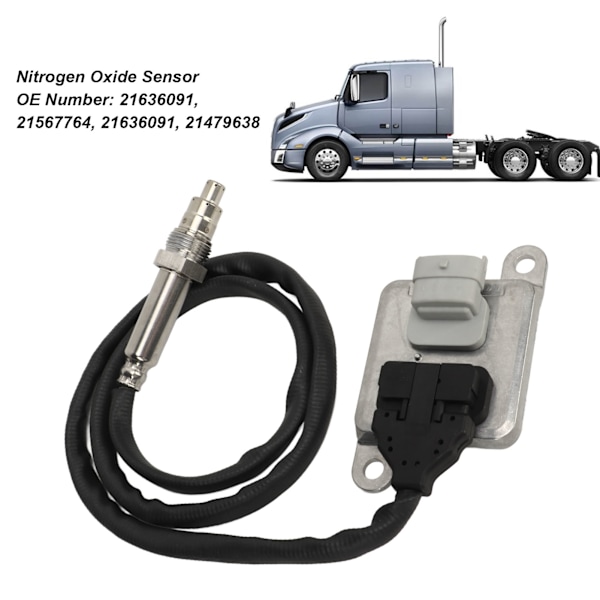 Nitrogenoxid Sensor 21636091 Indløb Nox Sensor Brændstofindsprøjtning Justering Reducer Emissioner Udskiftning til Mack 2010 til 2016
