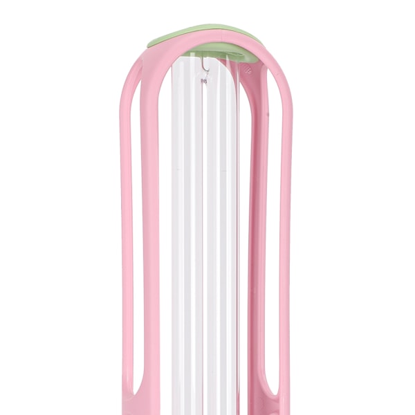 UV-rengjøringslys Multifunksjonelt Ultrafiolett Ozonrengjøringslys for Hjem Salon EU-kontakt 220V (Rosa)