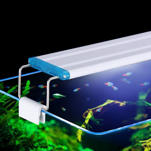 15W LED Akvarielys, Udvidbar Vandtæt Akvatisk Plantelys til Fiskekum