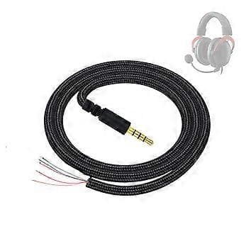 For Hyper X Cloud II Core Pro Cloudx Revolver S Kablet Gaming Headset Aux-kabel