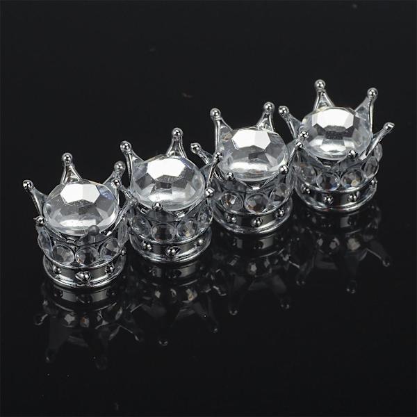 Rena handgjorda Bling Bling strass däckventilhattar 4-pack