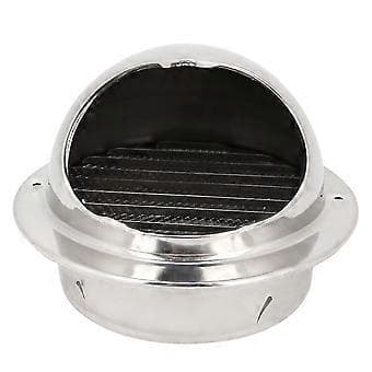 Ventilatorhette i rustfritt stål for kjøkken, avtrekkshette, grill, utløpsventil, tilbehør
