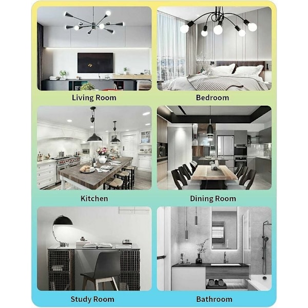G9 LED-lampa, Energibesparande 10W-lampa för hushållsapplikationer, Kvalitetssäkring 24-månaders utbyte, Ej dimbar, 6-pack