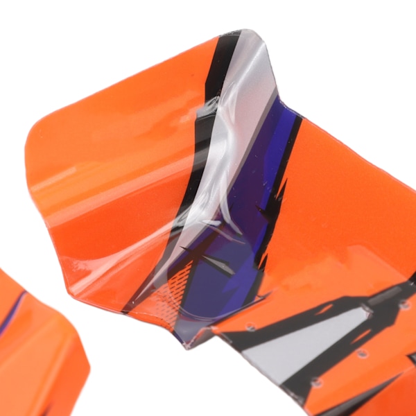 RC Kaross med Spoiler Vinge Plast RC Skal Skydd Fodral Ersättning för WLTOYS 124010 Reservdelar