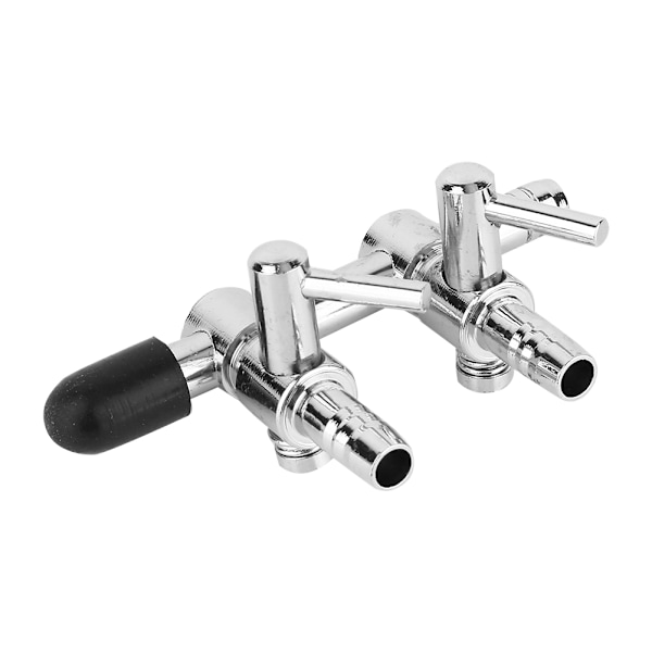 Akvarium Tank Lufthevelpumpe Oksygen Luftstrøm Splitter Rør Rør Kontrollventil HG