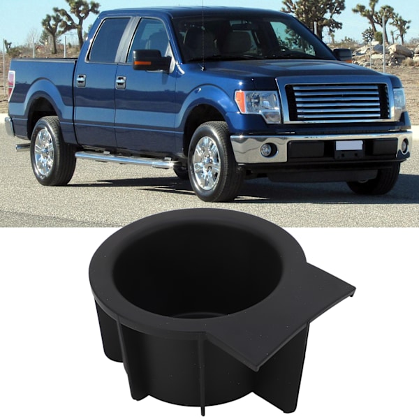 Forreste midterkonsol kopholderindsatser 96975EA000 Sort Anti-Slip Stilfuld Høj Hårdhed Udskiftning til Ford Expedition