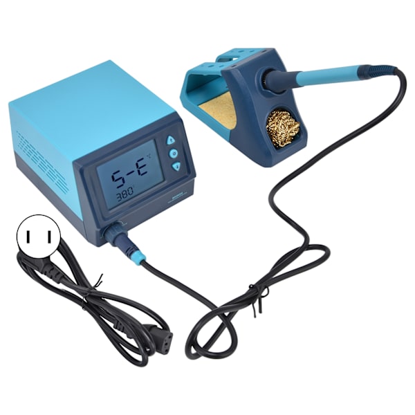 Lodde Station Digital Justerbar Temperatur Omarbejdning Elektrisk Jern 60W BK969S AC100‑240VUS Stik