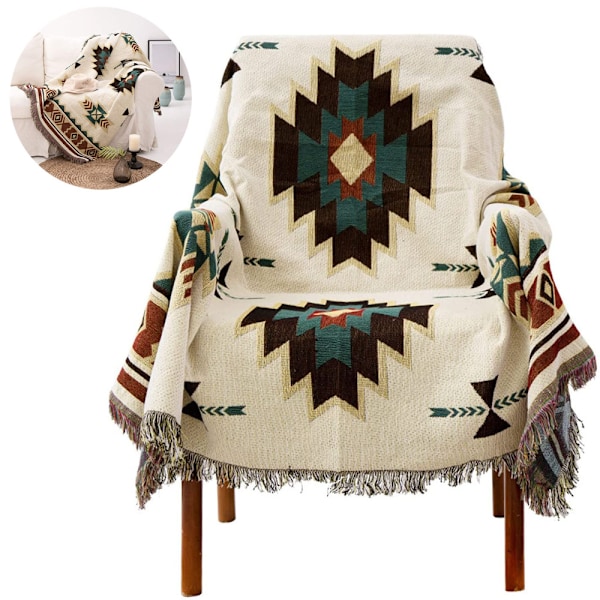 Filtöverdrag i Southwest-stil, Unik Design Aztec Plädar, Håll Dig Bekväm med Multifunktion, Perfekt för Vardagsbruk Inomhus och Utomhus