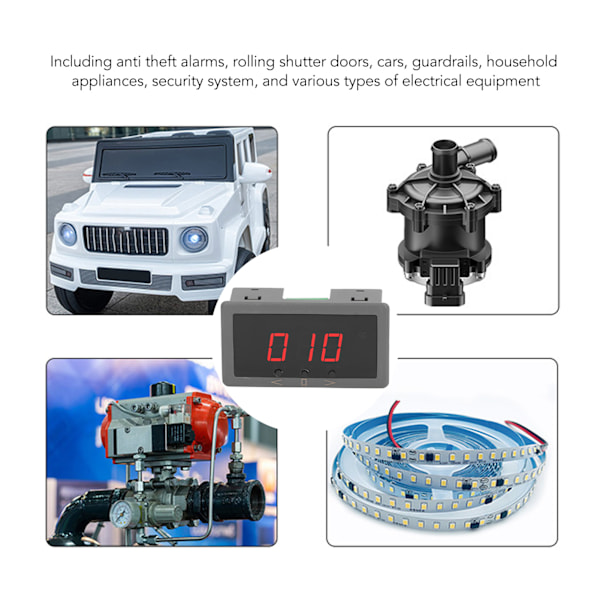 DC Motorvarvtalsregulator Klassad 5A Max 8A Trådlös Fjärrkontroll PWM Varvtalsregulator för 60W Motorer DC6‑30V