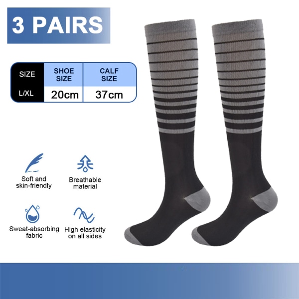 Pressure Compression Sports Socks - Suitable for running fitness