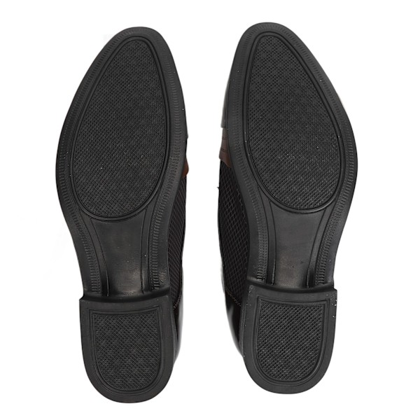 Formella Business-skor Snörning Fritid PU-läder Herr Casual Dress Skor för Vardagslivet Brun 44