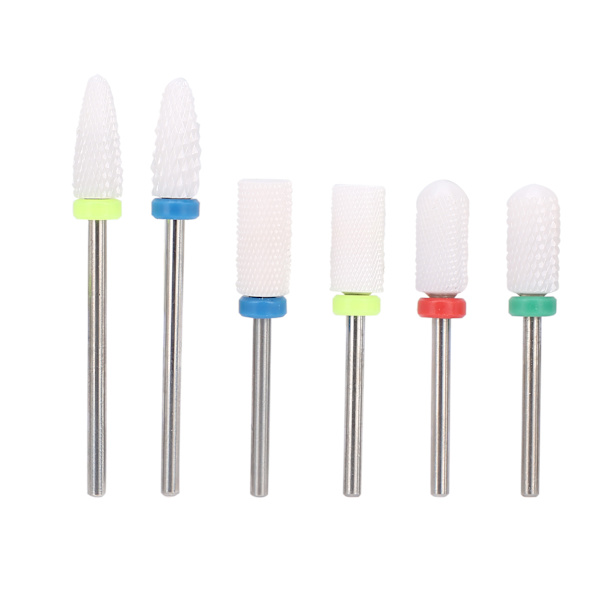 16-delat Set med Nagelfrässpetsar för Nagelfilning, Elektrisk Manikyr Maskin, Nagelslipset
