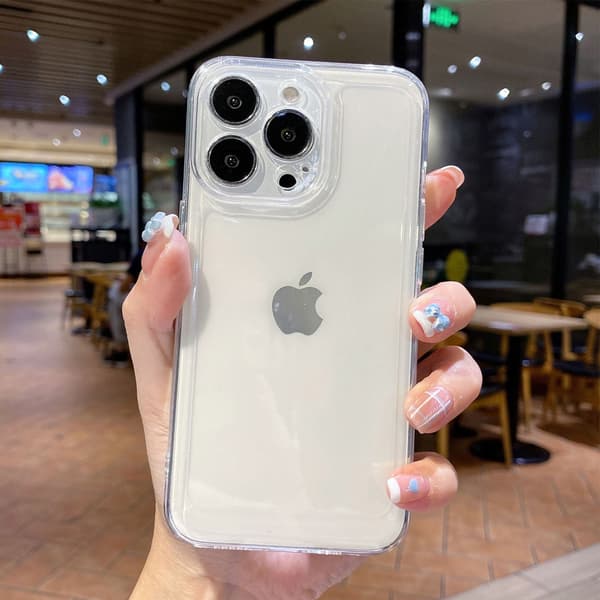 iPhone 14 - Silikonikotelo TPU - Ohut Läpinäkyvä iPhone 14 Läpinäkyvä iPhone 14 Style 1