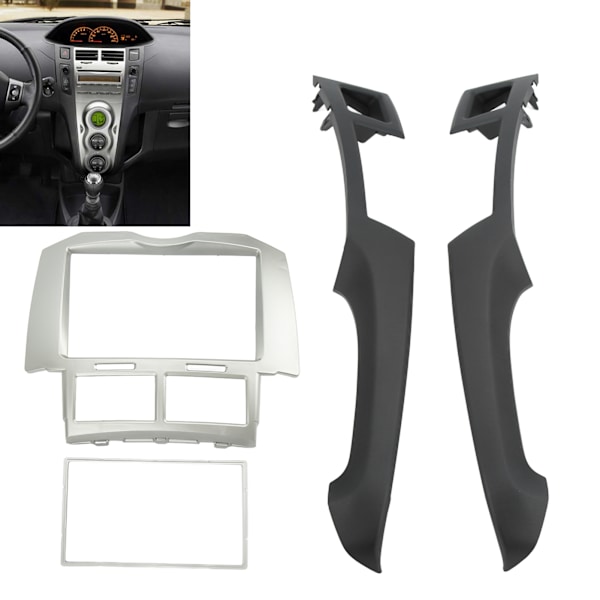 2Din Auton Kehyksen Stereo Kojelaudan Radiokehyksen Vaihto Yaris Vitz Platz 2005‑2011