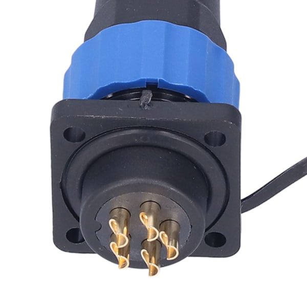 Vandafvisende Stikkontakt Kvadratisk Luftfartsstrømstik Butt Terminal Adapter AC 380V SP205 Pin