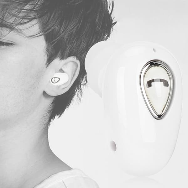 YX01 Bærbart Bluetooth Headset Øretelefon Eksklusive Opladningsboks Subwoofer HD Opkald