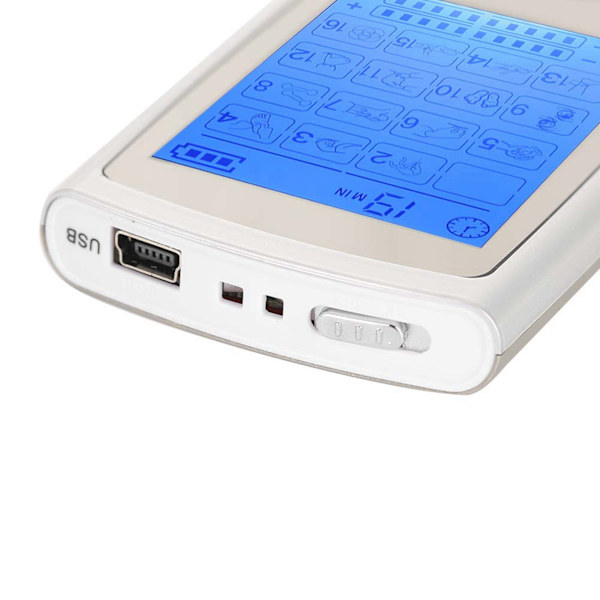Akupunkturterapi Elektronisk Puls Rygg Nacke Muskel Stress Smärtlindring Massage 100‑240V EU-kontakt