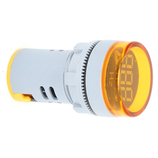 AD16‑22DHZ Taajuusmittari 20~75Hz Taajuusilmaisin Valopaneelimittari Monitori Keltainen