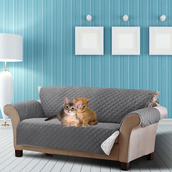 Sofa Overtræk Vendbar Vandtæt Quiltet Kast Pet Protector Sofa Overtræk