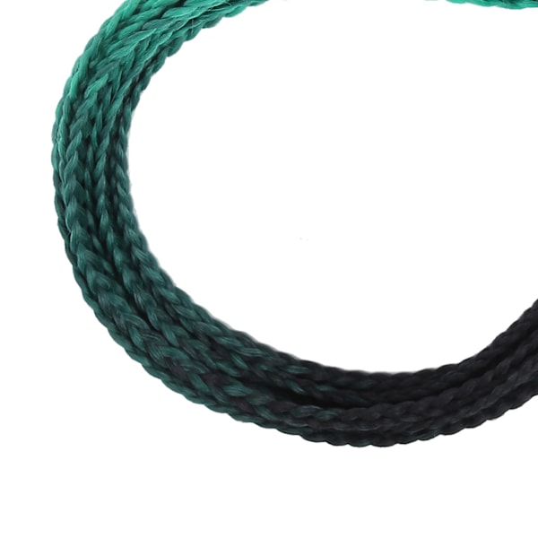Hjelmfläta Dekoration Motorcykel Trendig Gradient Hjelm Dreadlocks Peruk Svart Smaragd