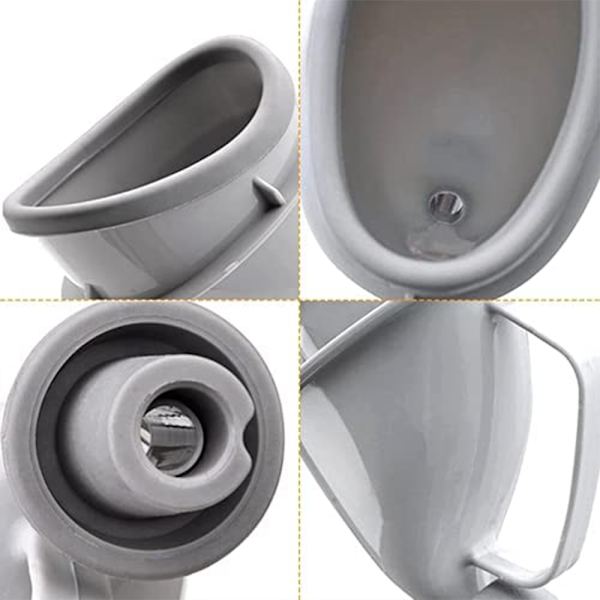 Unisex Potty Pee Funnel Återanvändbar Vuxen Nöd Urineringsanordning Bärbar Man Kvinna Toalett för Bil, Camping, Resor, Utomhusaktiviteter, Vandring