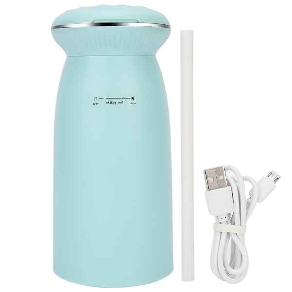 350ml Mini Bærbar USB Luftfukter med Lys for Stue og Soverom