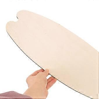 Trä Blank Surfbräda Vägg Hänge Surfbräda Form Vägg Hängande Bräda Obehandlad Surfbräda