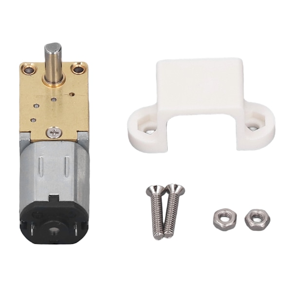 Gir Motor DC 6V Enkelt Aksel Turbo Snekke Motor Hastighetsreduksjonsmotor for Maskinutskifting 30RPM 1:236